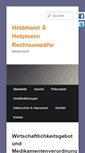 Mobile Screenshot of holzmann-holzmann.de