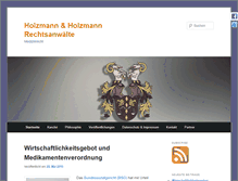 Tablet Screenshot of holzmann-holzmann.de
